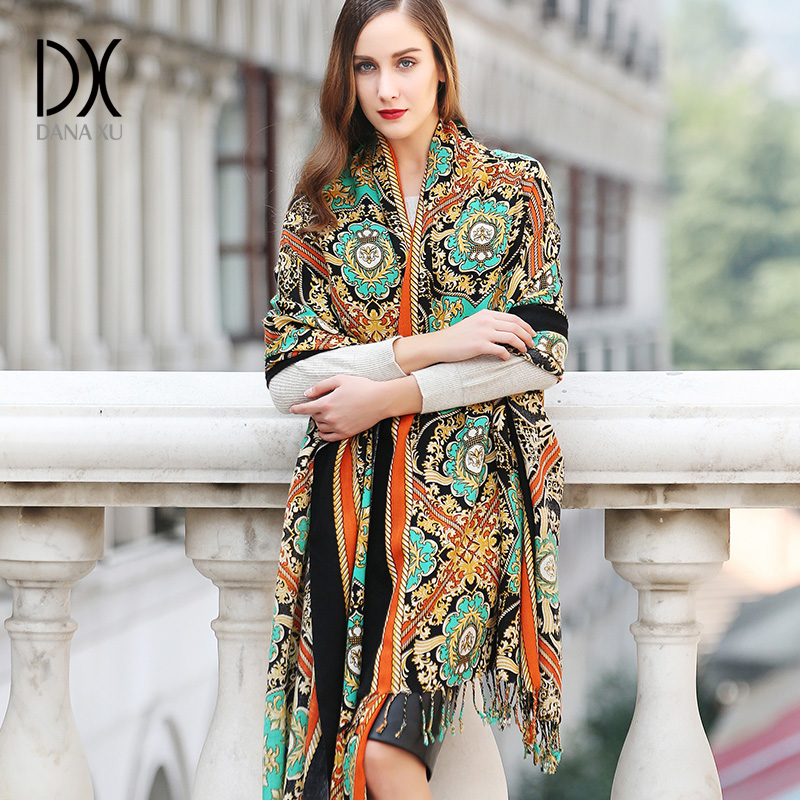Pashmina Wrap Large - DANA XU – duży szal z