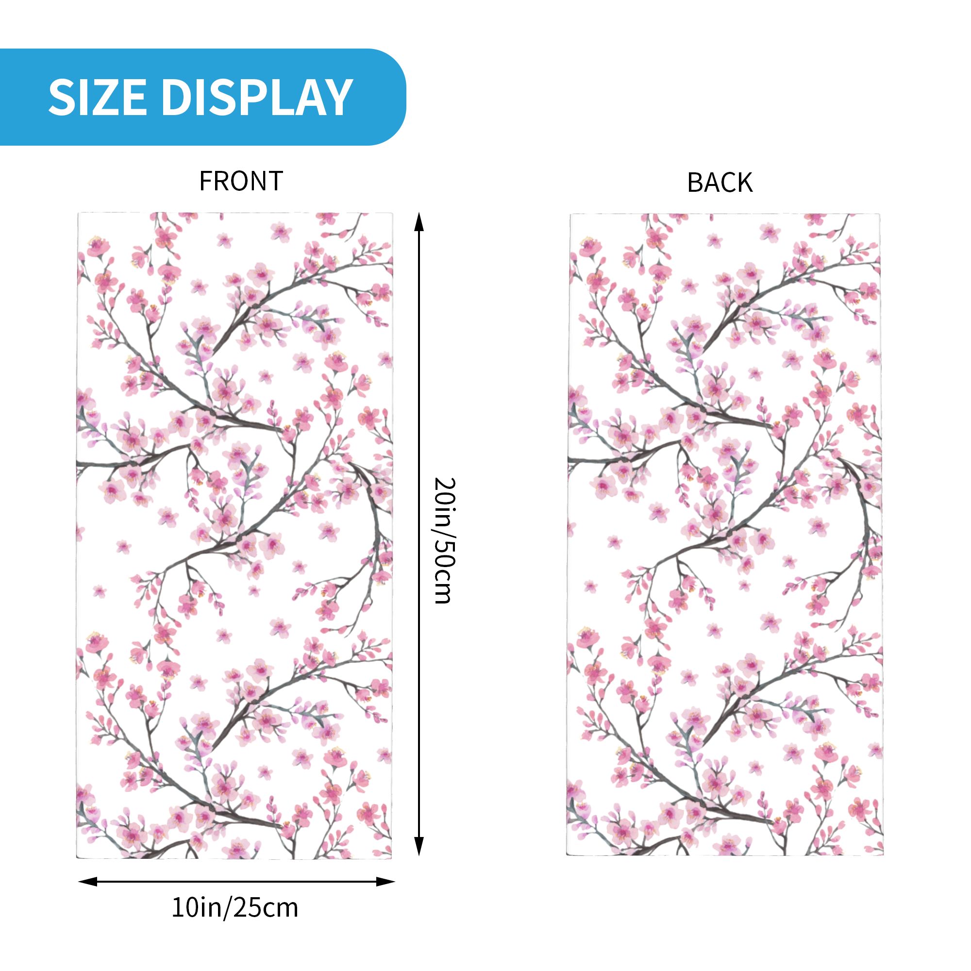 Japońskie kwiaty wiśni Sakura  – Neck Warmer Tube recenzja i cena