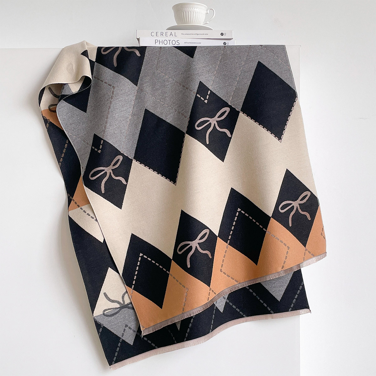 Damski szal z imitacji kaszmir – Pashmina Wrap Large recenzja i cena