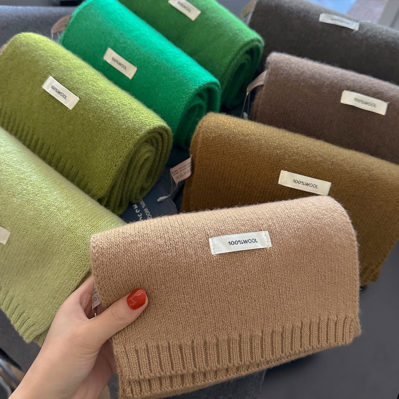 48-kolorowy szalik z czystej w – Muffler Men Wool recenzja i cena