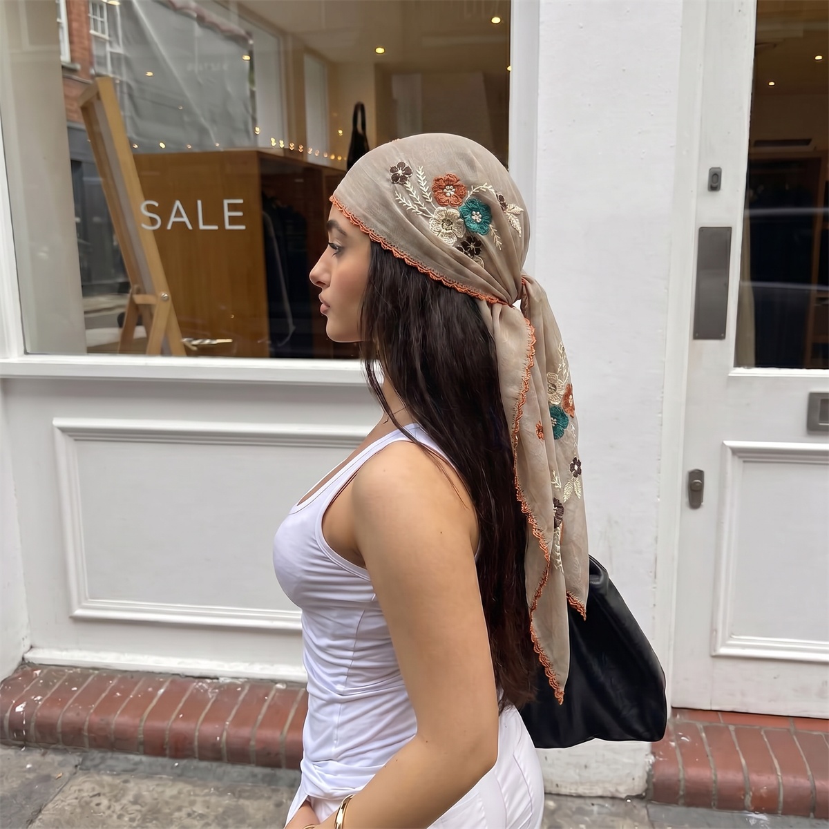 Kwadratowa chusta szalik hidża – Scarf Silk Square recenzja i cena