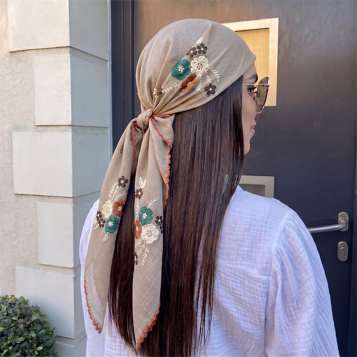 Kwadratowa chusta szalik hidża – Scarf Silk Square recenzja i cena
