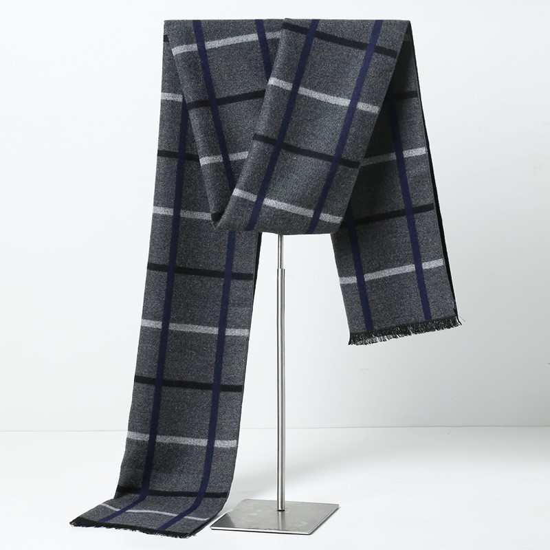 Szaliki męskie w kratę od proj – Muffler Men Wool recenzja i cena