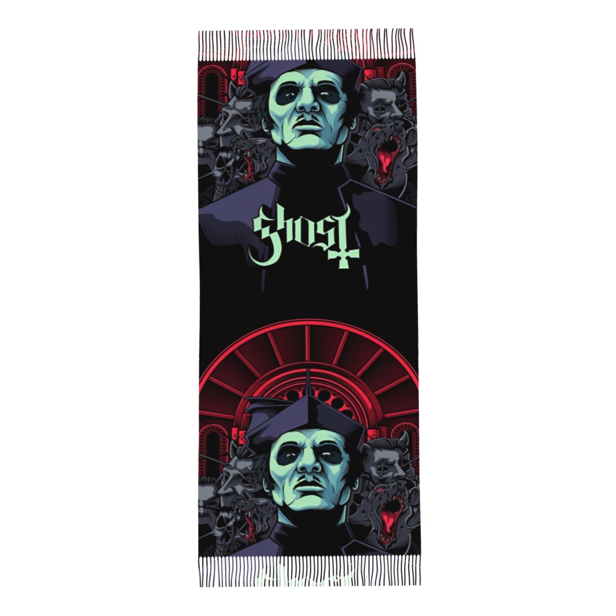 Szal damski Ghost Band, ciepły – Pashmina Wrap Large recenzja i cena